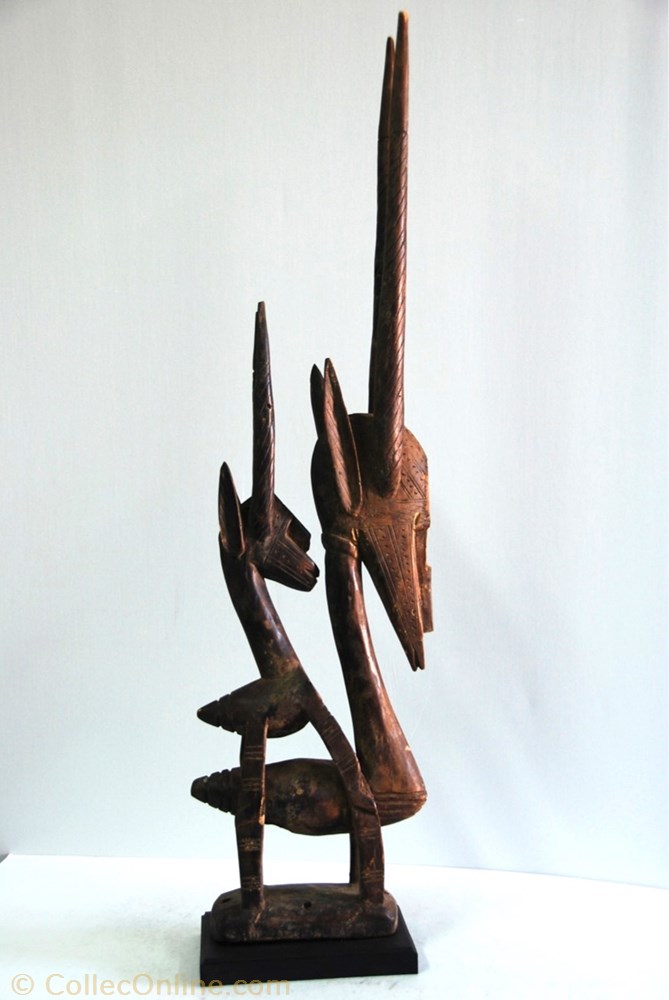 Bamana 002 2 art antiquite africain masque bamana 002