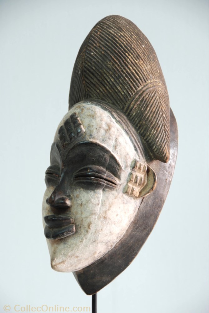 Punu 010 3 art antiquite africain masque punu 010