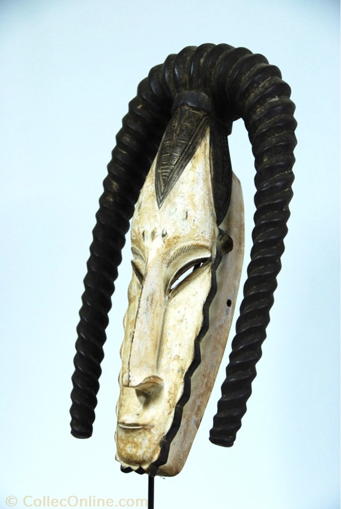 Kwélé 001 2 art antiquite africain masque kwele 001