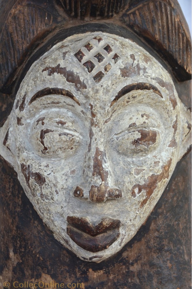 Punu 002 art antiquite africain masque punu 002