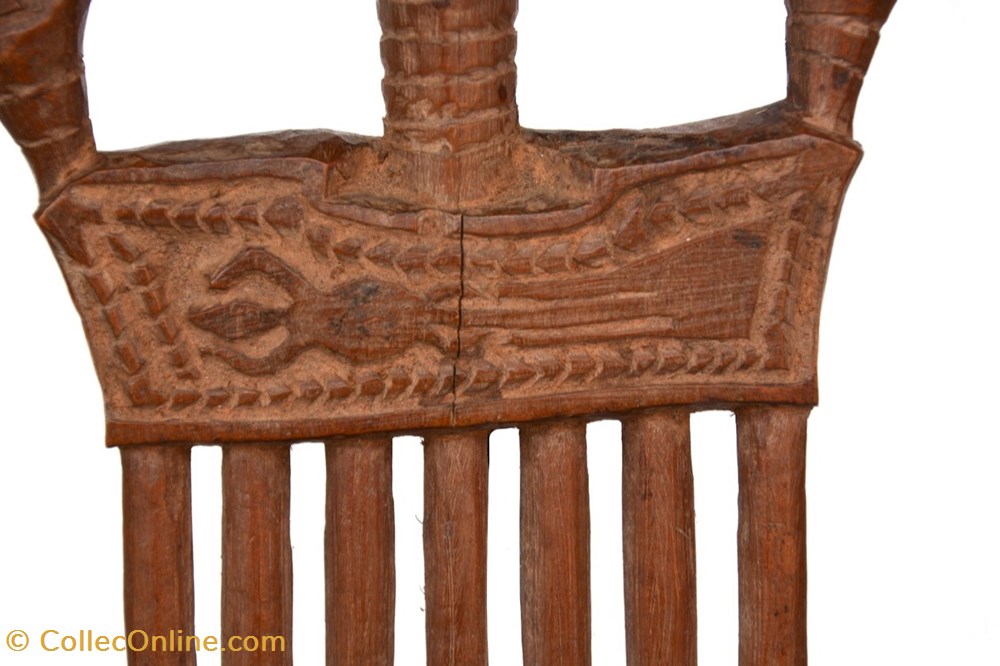 art antiquites africain peigne abron baoule 003