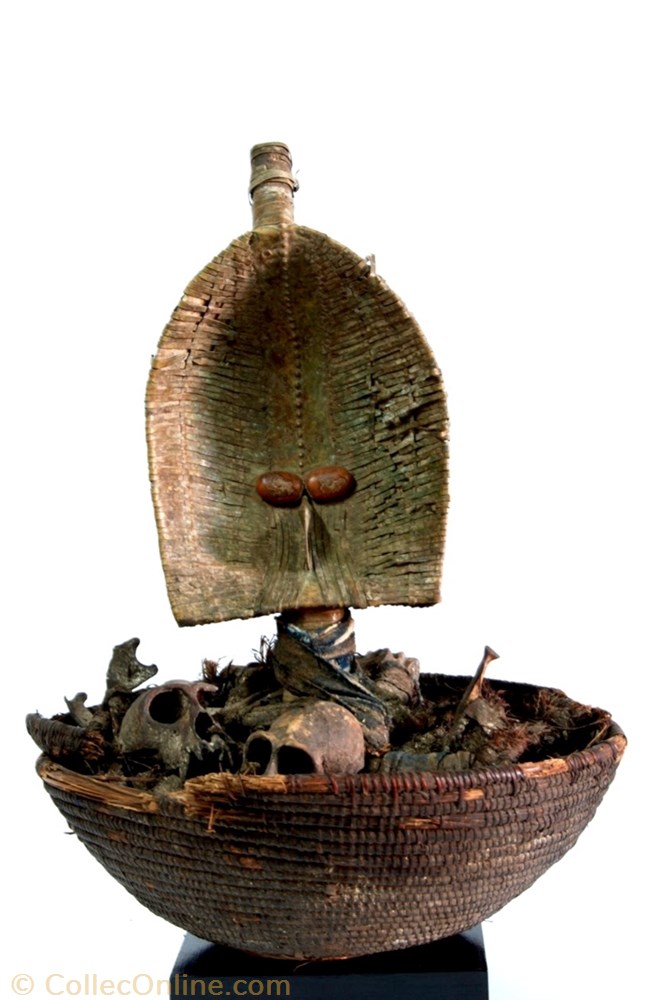 Reliquaire Mahongwé 001 art antiquite africain reliquaire mahongwe 001