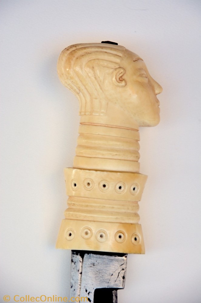 art antiquite africain arme mangbetu ivoire 002