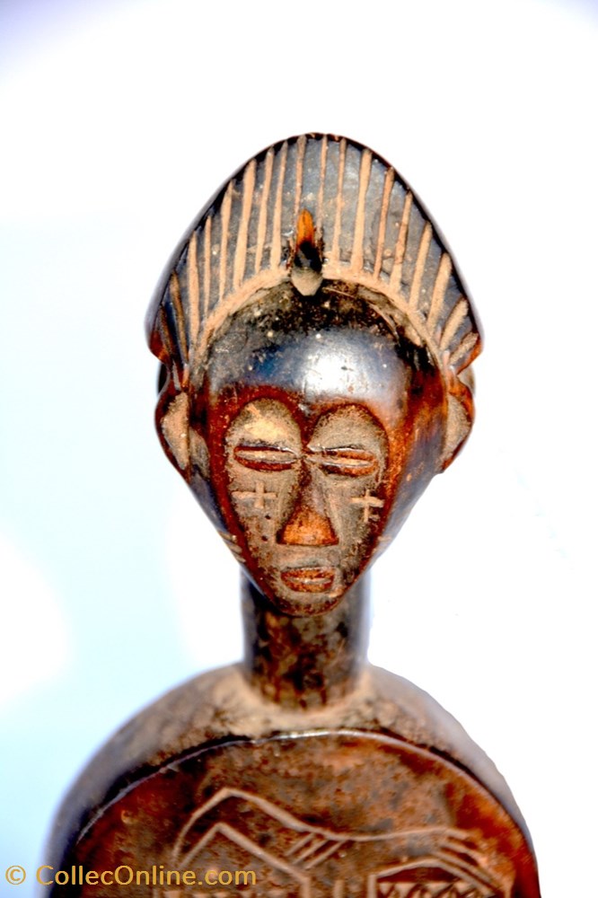 art antiquite africain poulie etrier baoule 001