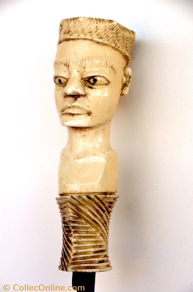 art antiquites africain armes budu ivoire 003