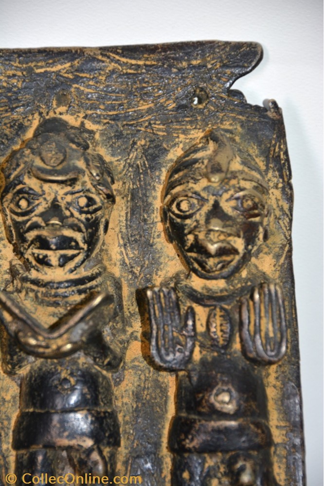 art antiquite africain bronze benin fresque 002