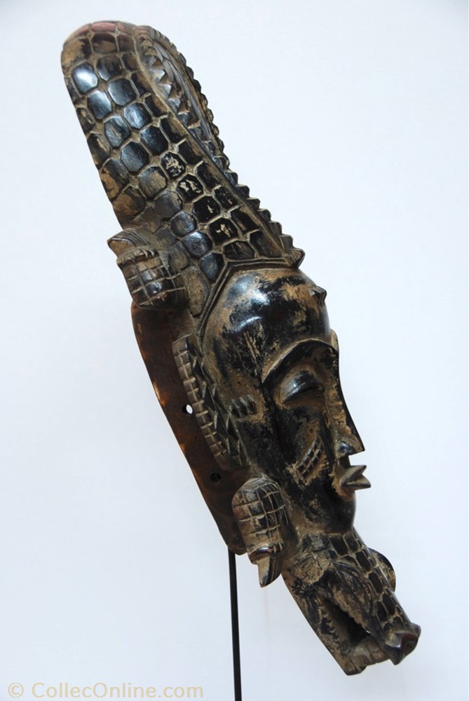 Gouro 003 2 art antiquite africain masque gouro 003