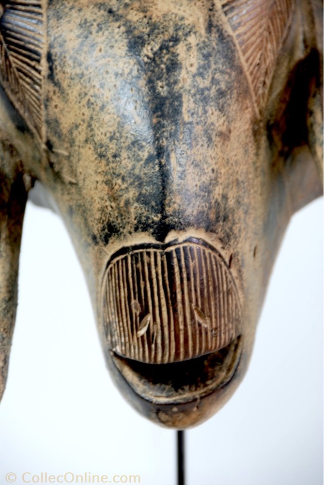 Baoulé 001 4 art antiquite africain masque baoule 001