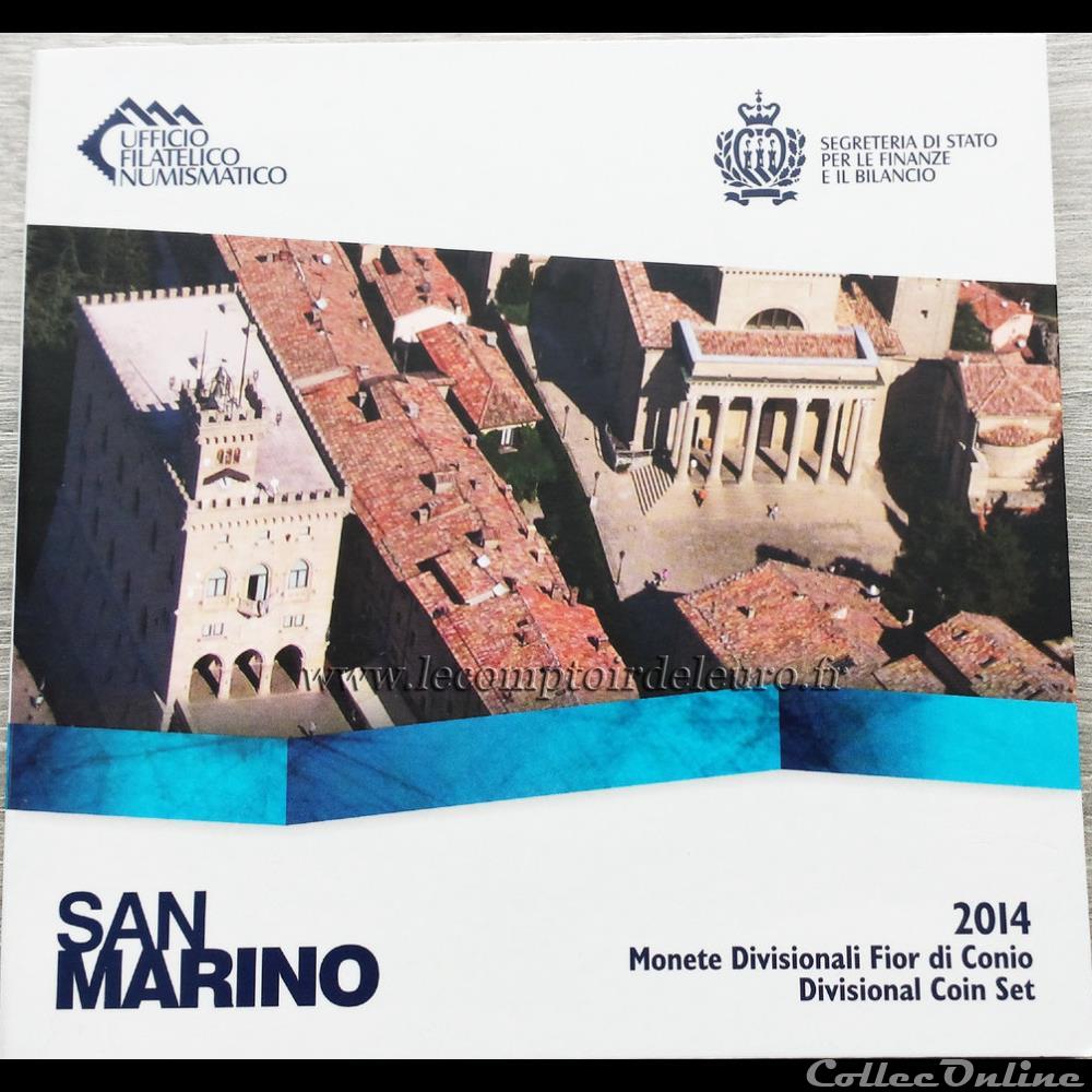 monnaie euro saint marin serie officielle bu 2014 1
