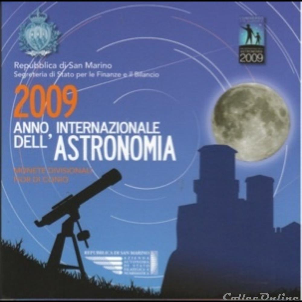 monnaie euro saint marin serie officielle bu 2009