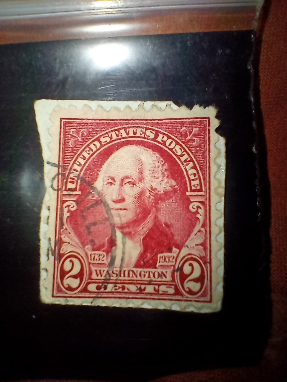 2c Washington 1732-1932 - Timbres