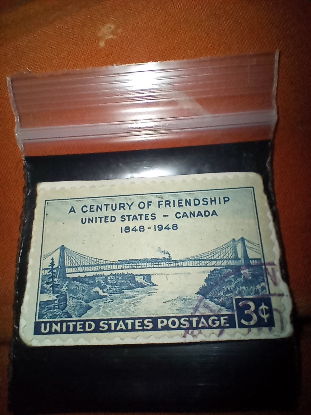 stamps 3c a century of friendship us canada 1848 1948