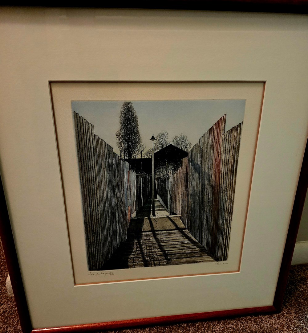 Isle of Dogs art antiquities lithography silkscreen isle of dogs