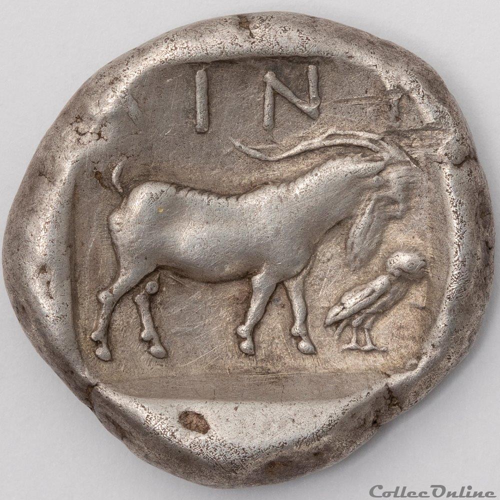 Ainos 2 monnaie antique av jc ap grecque ainos