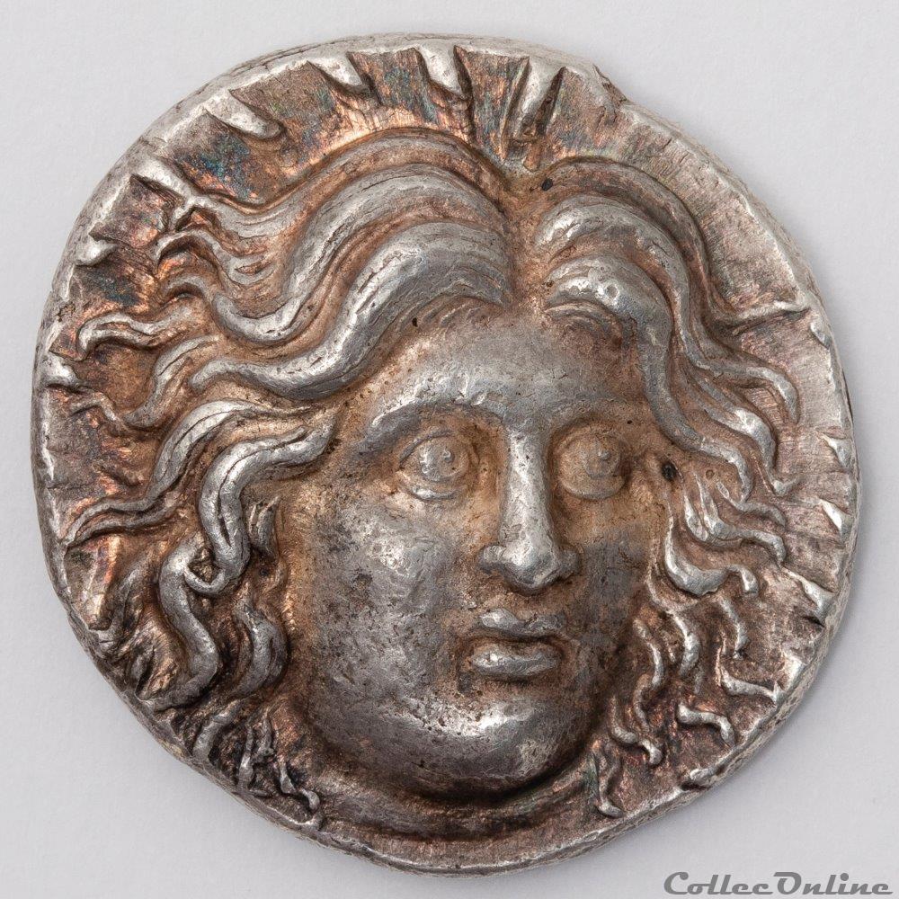 Rhodes monnaie antique av jc a ap grecque rhodes