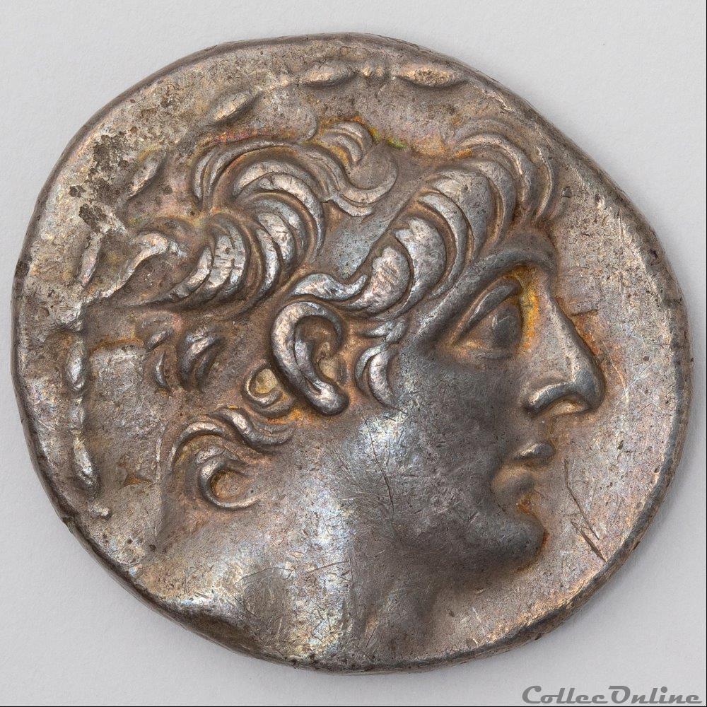 Antiochos IX monnaie antique av jc ap grecque antiochos ix