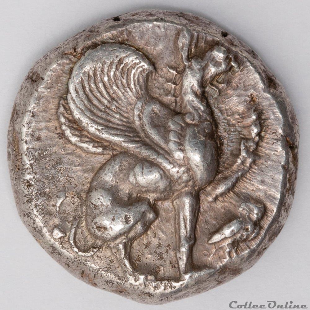 Teos monnaie antique av jc a ap grecque teos