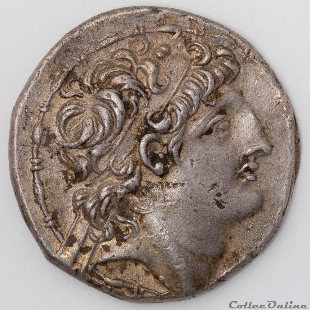 Antiochos VIII monnaie antique av jc ap grecque antiochos viii