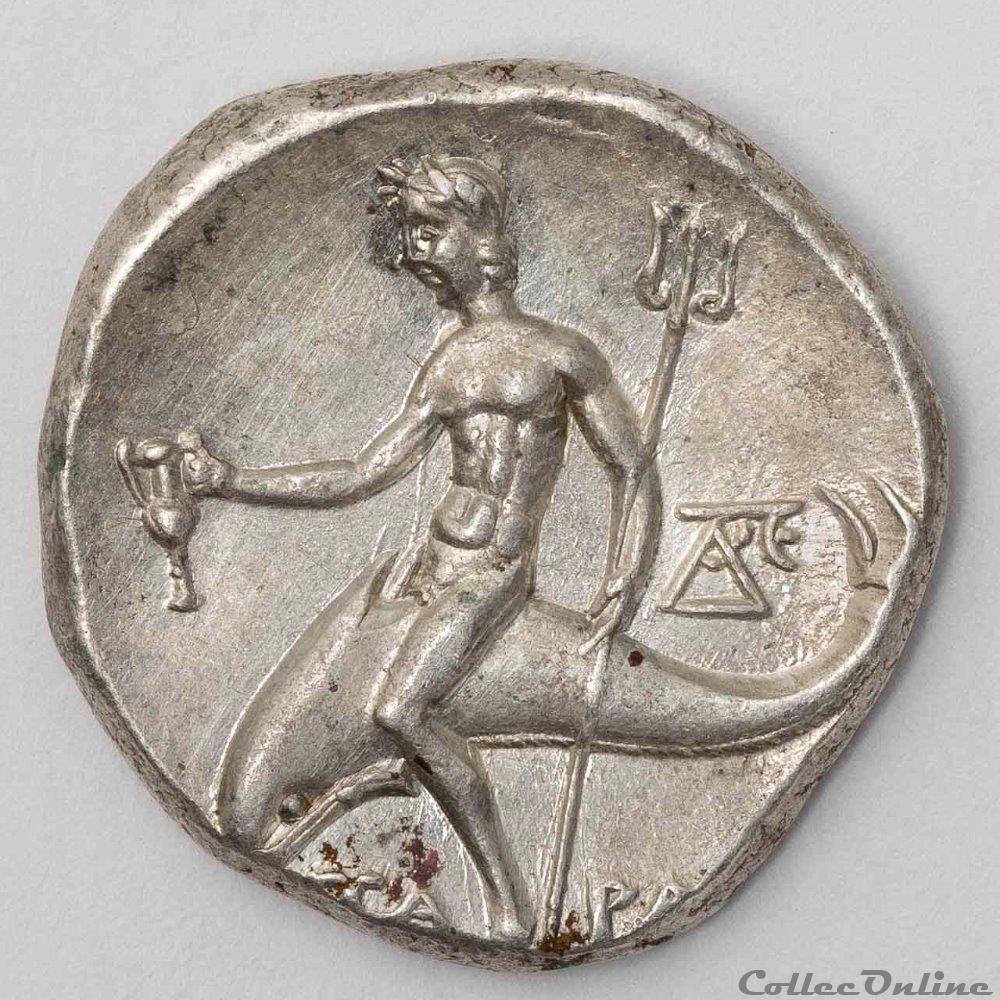 Tarente 2 monnaie antique av jc ap grecque tarente