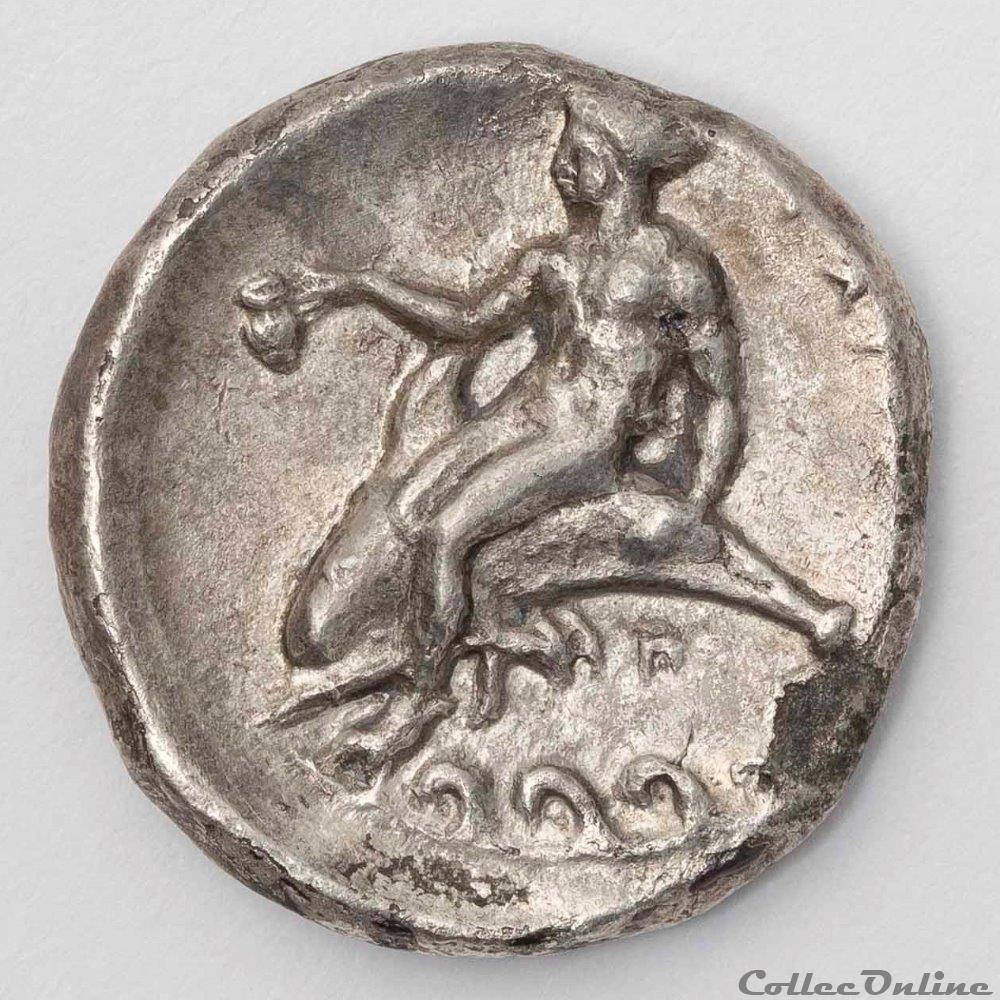 Tarente monnaie antique av jc ap grecque tarente