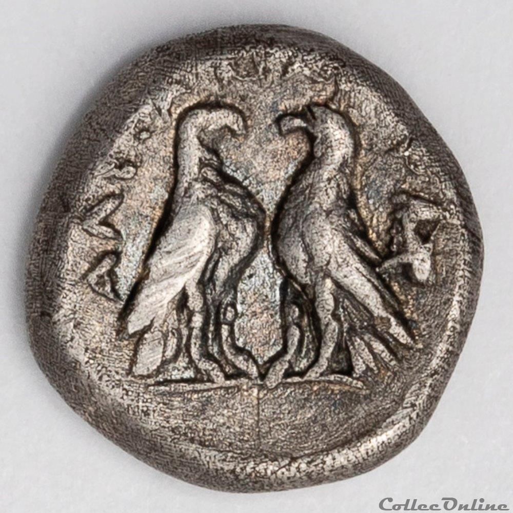 Type à l'aigle monnaie antique av jc ap grecque type a aigle