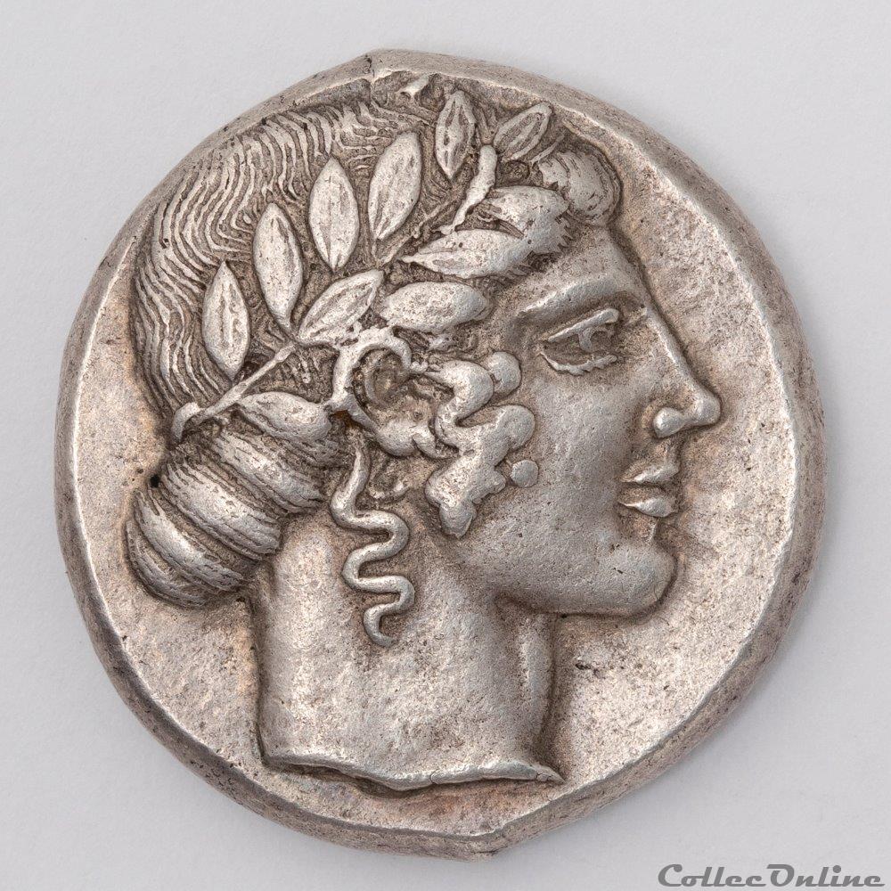 Leontinoi monnaie antique av jc a ap grecque leontinoi