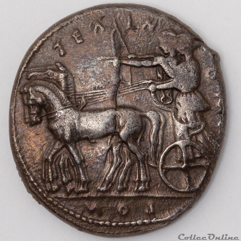 Selinonte monnaie antique av jc a ap grecque selinonte