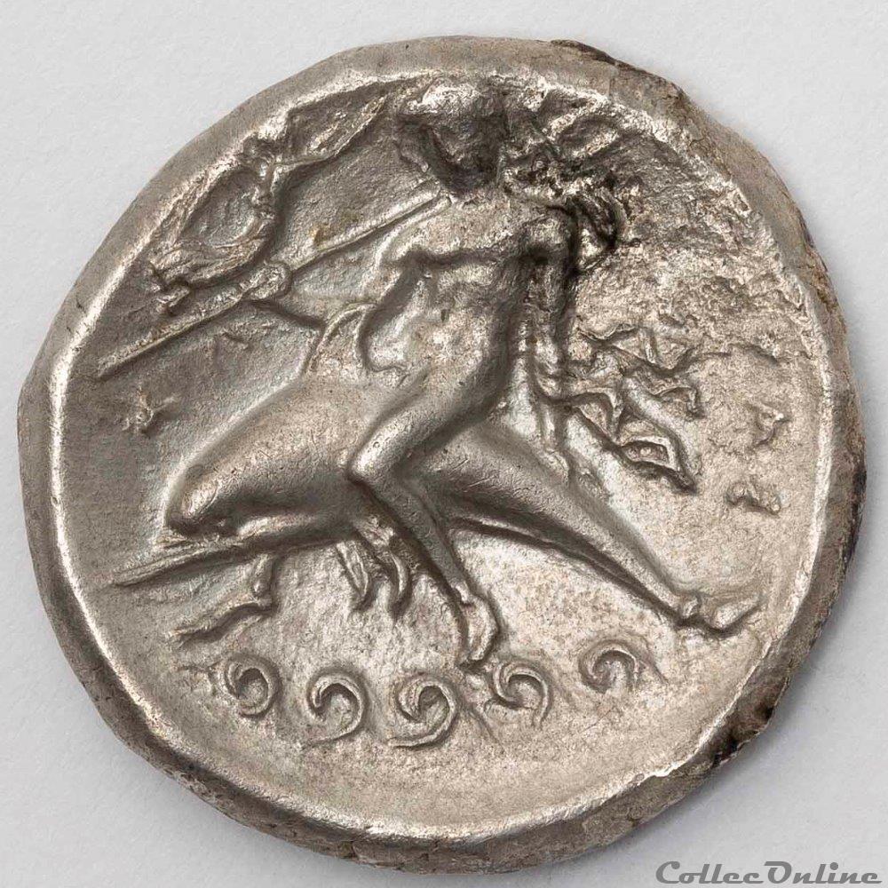 monnaie antique av jc ap grecque tarente