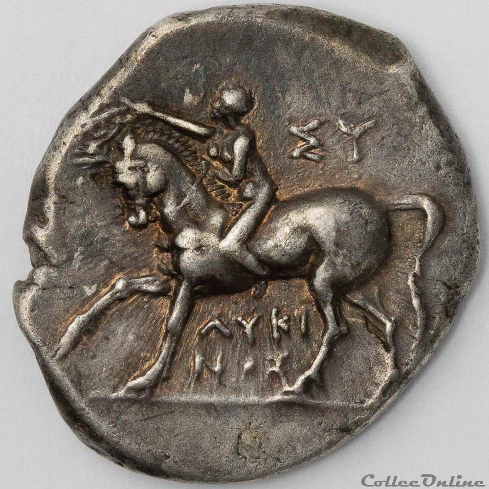 Tarente monnaie antique av jc ap grecque tarente
