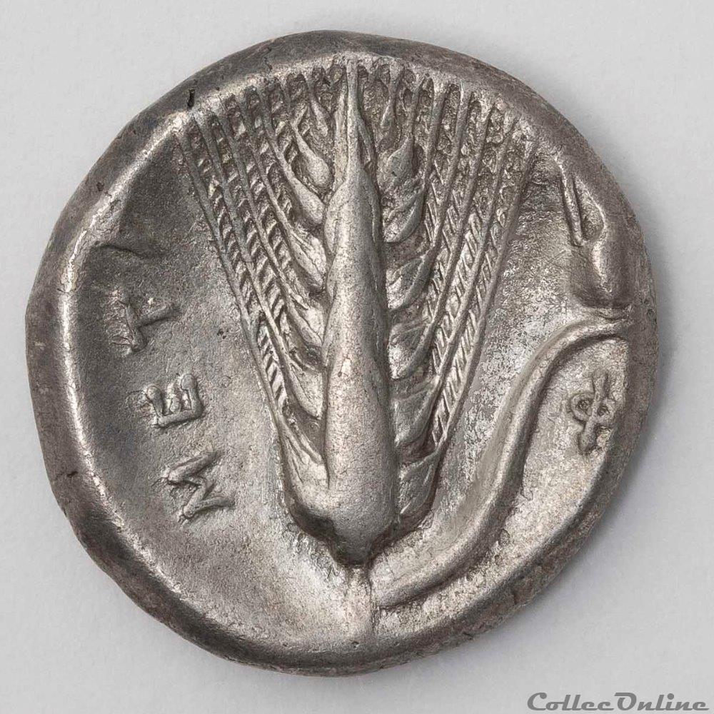 Métaponte 1 monnaie antique av jc grecque metaponte 1