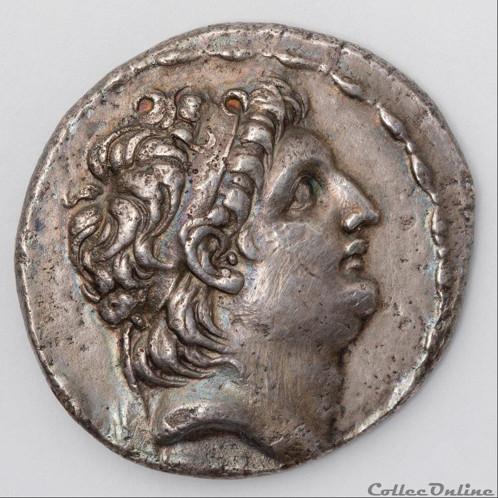 Antiochos VII monnaie antique av jc ap grecque antiochos vii