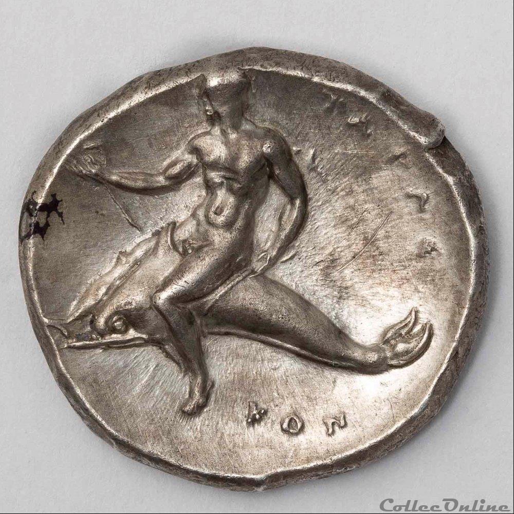 Tarente monnaie antique av jc ap grecque tarente