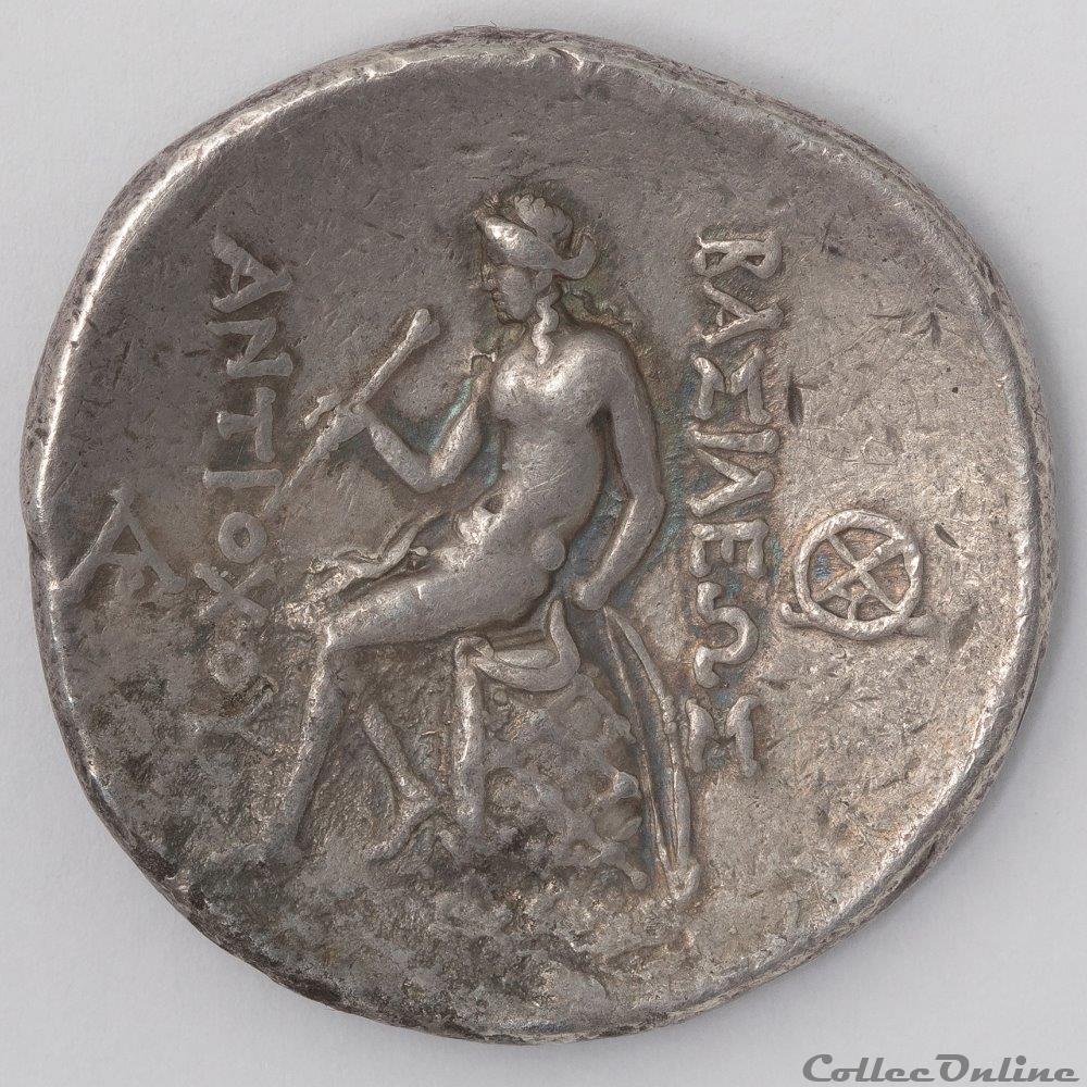 Antiochos 1er monnaie antique av jc ap grecque antiochos 1er