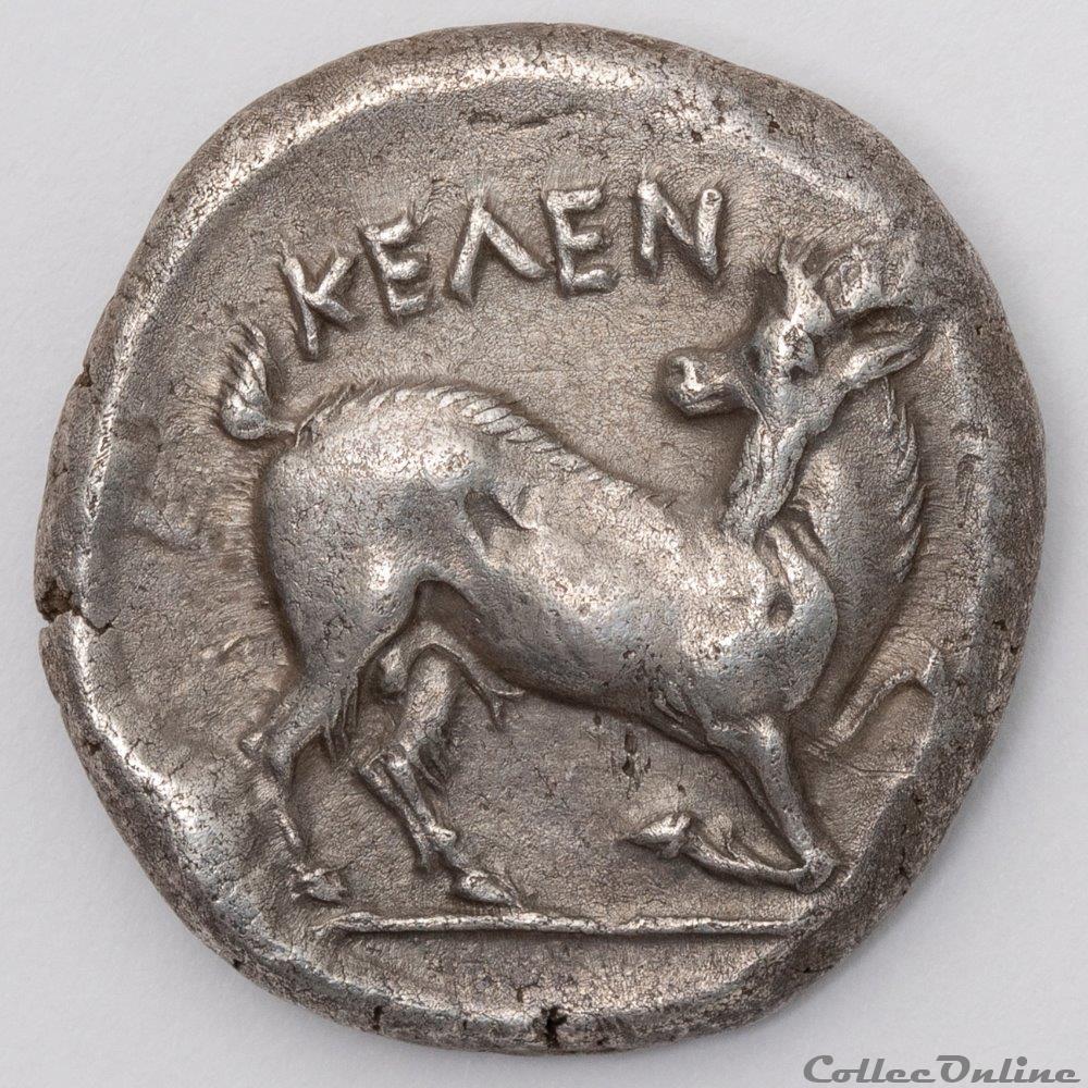 Kelenderis monnaie antique av jc a ap grecque kelenderis