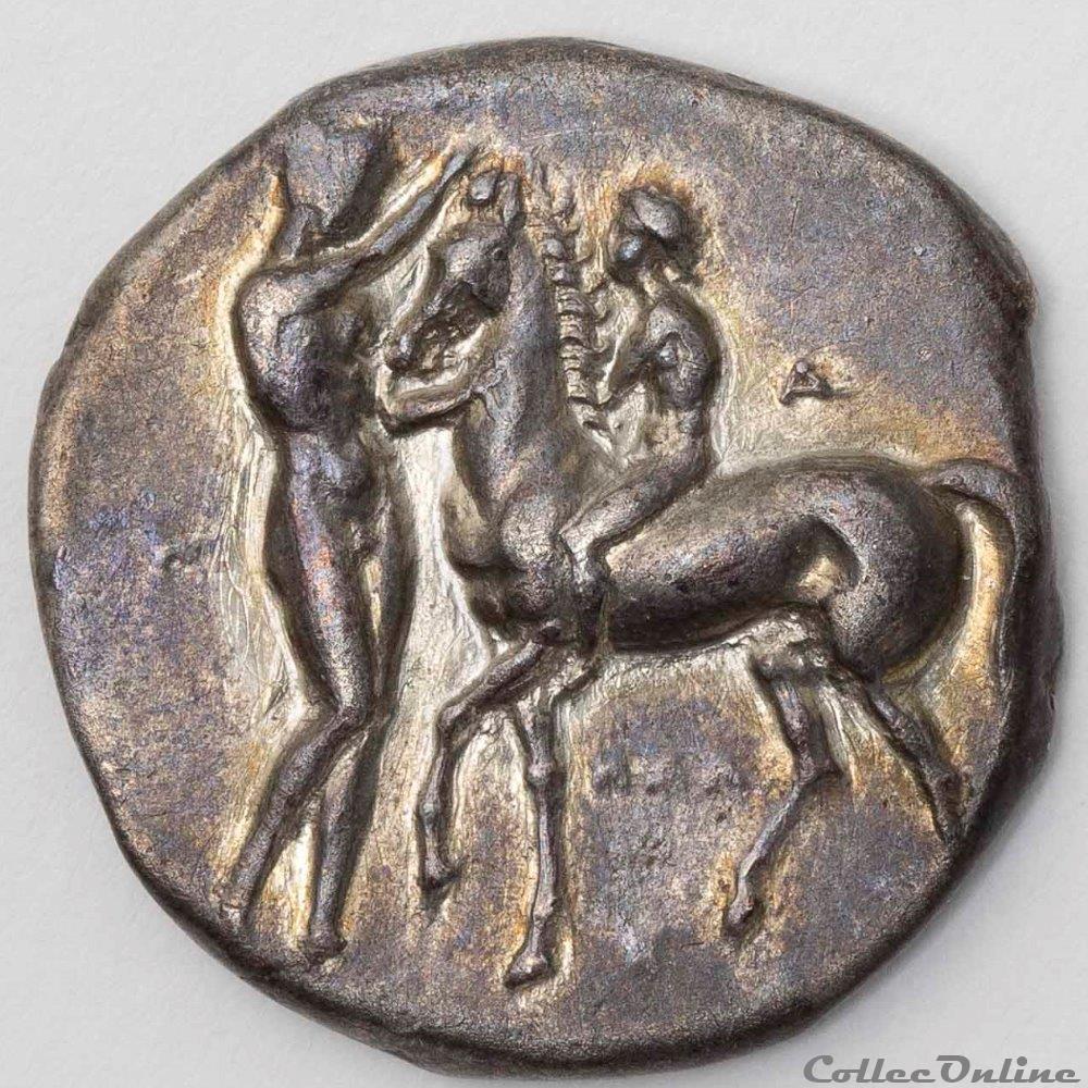 Tarente monnaie antique av jc ap grecque tarente