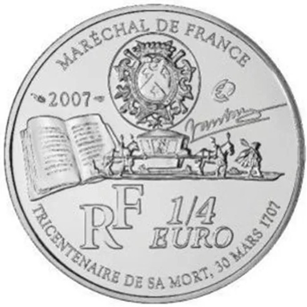 monnaies euros france marquis de vauban quarter euro argent grading