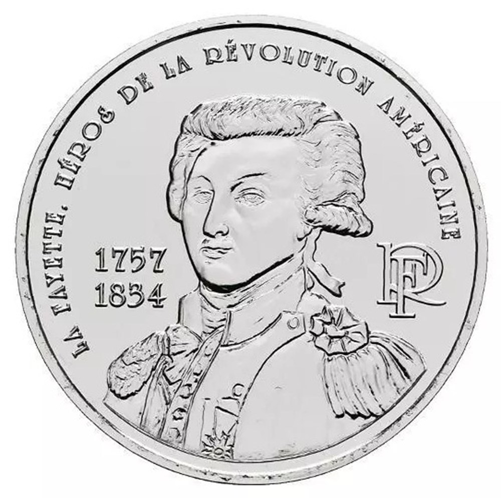 monnaies euros france quarter argent marquis de la fayette voilier hermione