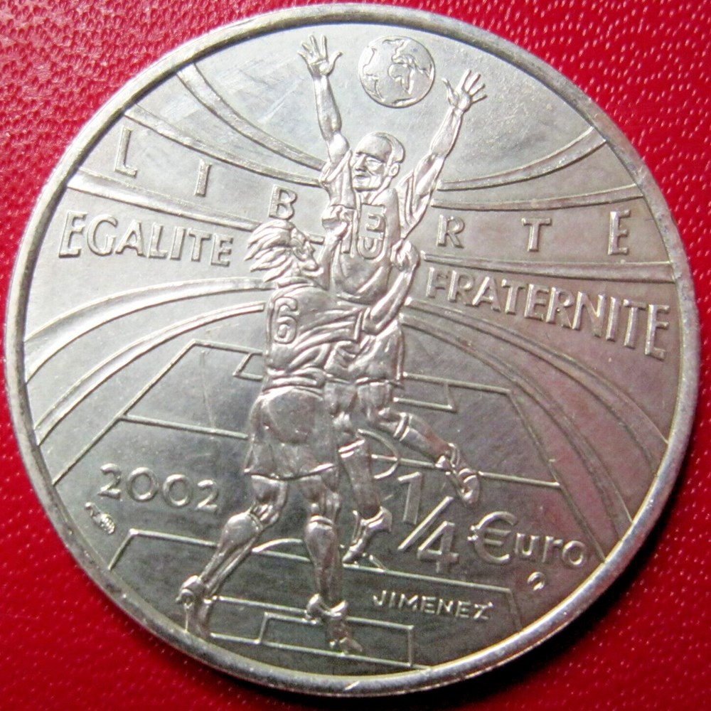 monnaies euros france coupe du monde fifa de football 2002 grading