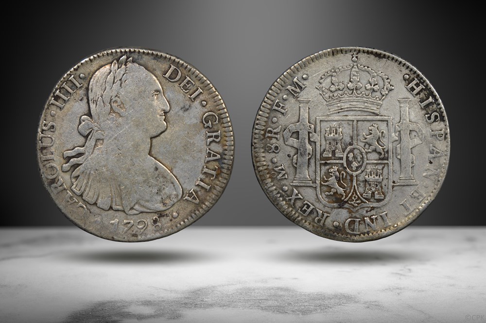 coins world spanish mexico charles iv 1798 8 reales numista 18852