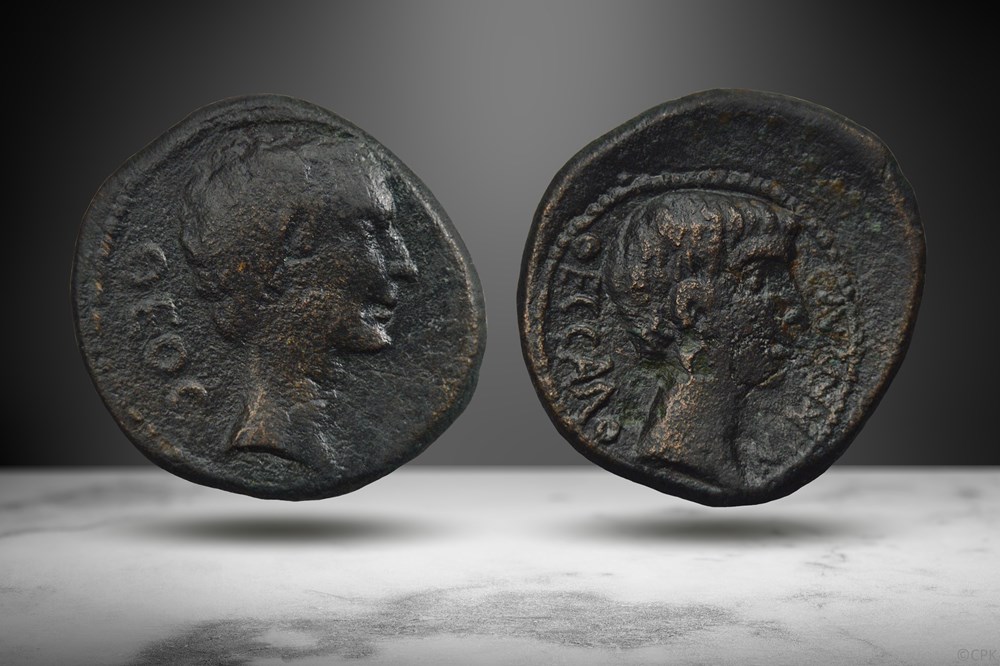 Macedonia, Thessalonica AE (Divus Julius-Augustus, RPC I