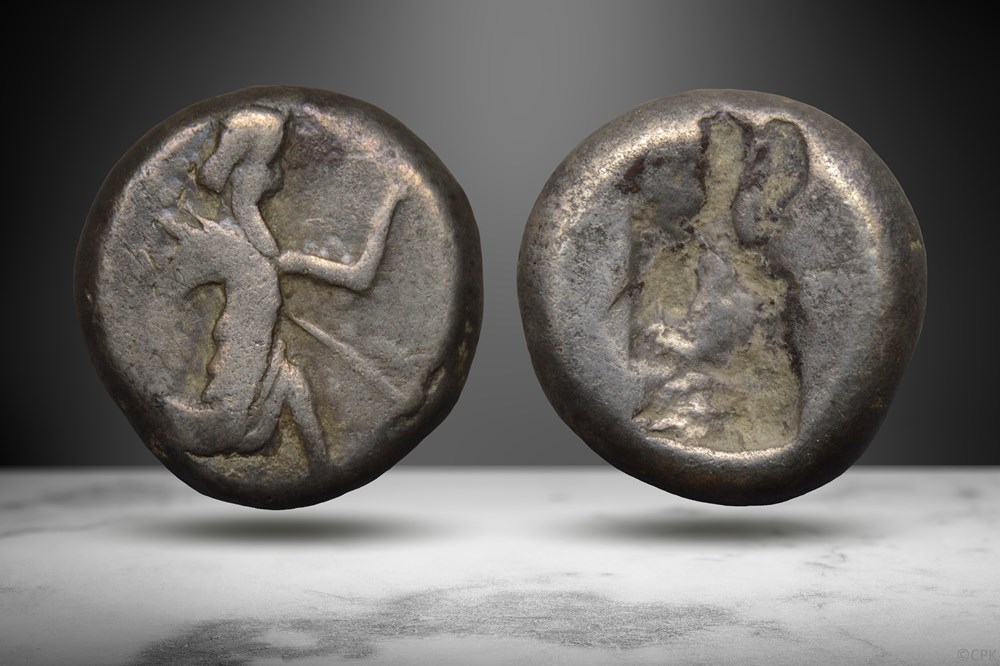 Achaemenid Empire, AR Siglos (Darius I - Xerxes I, Carradice type IIIa) coins ancient to middle east achaemenid empire ar siglos darius i xerxes i carradice type iiia