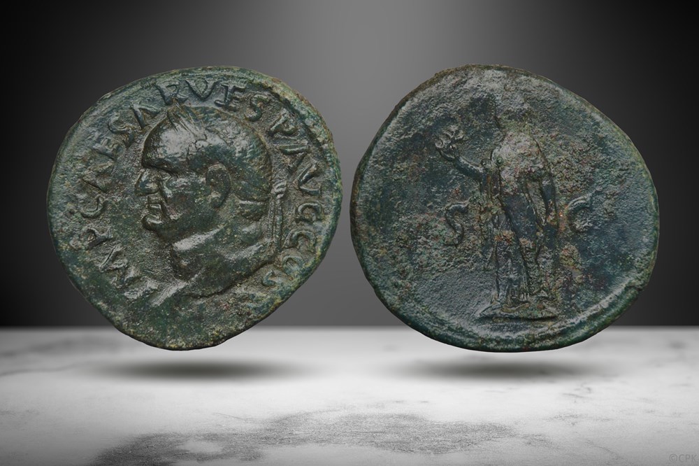 Vespasian AE As (Spes, RIC II 895) coins ancient to romans imperial and republican vespasian ae as spes ric ii 895