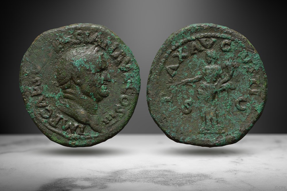Vespasian AE As (PAX AVGVSTI, RIC II.1 312) coins ancient to romans imperial and republican vespasian ae as pax avgvsti ric ii 1 312