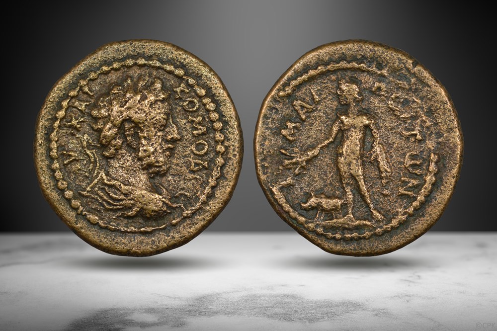 coins ancient to romans provincial cilicia mallos ae commodus amphilochus rpc iv 6897