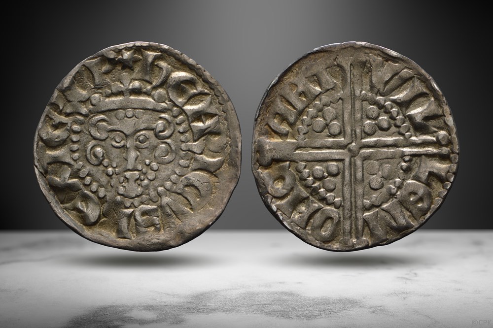 England, Henry III AR Penny (Long Cross coinage class 2b2, SCBC 1361a) coins european medieval to kingdom of england henry iii ar penny long cross coinage class 2b2 scbc 1361a