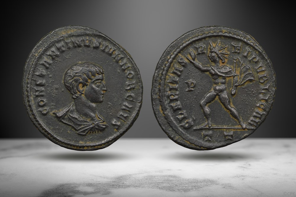 Constantine II AE3 (CLARITAS REIPVBLICAE, RIC VII 81) coins ancient to romans imperial and republican constantine ii ae3 claritas reipvblicae ric vii 81