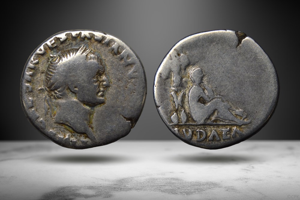 Vespasian Denarius (IVDAEA, RIC I 2) coins ancient to romans imperial and republican vespasian denarius ivdaea ric i 2