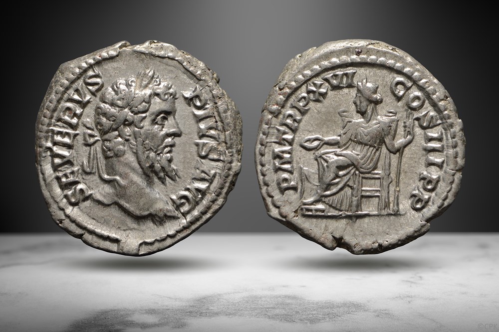 Septimius Severus AR Denarius (Salus, RIC IV.1 221) coins ancient to romans imperial and republican septimius severus ar denarius salus ric iv 1 221