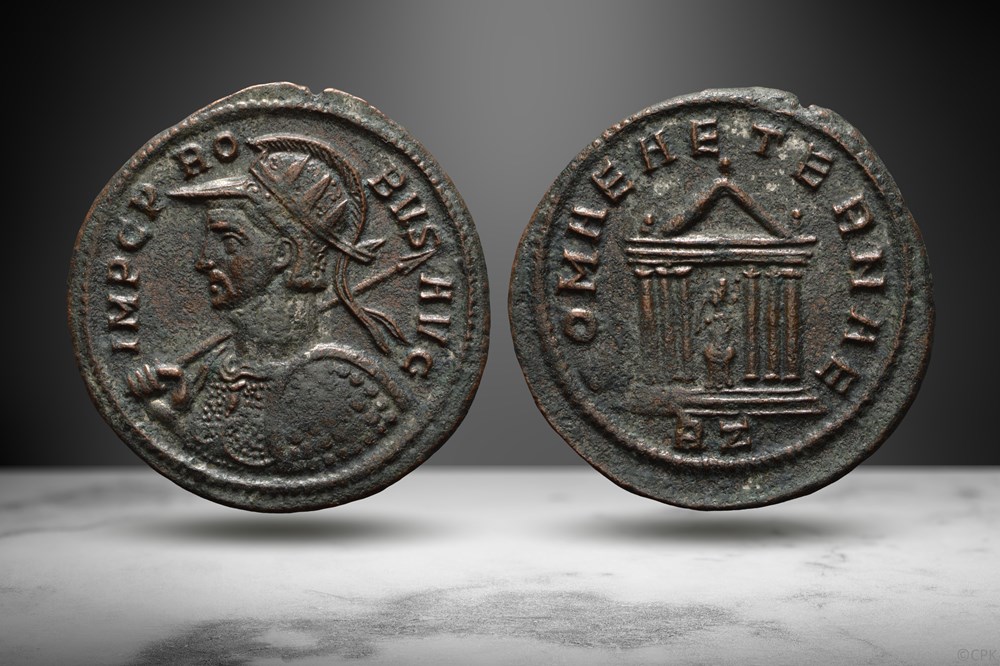 Probus BI Antoninianus (ROMAE AETERNAE, RIC V.2 194 var.) coins ancient romans imperial and republican probus bi antoninianus romae aeternae ric v 2 194 var