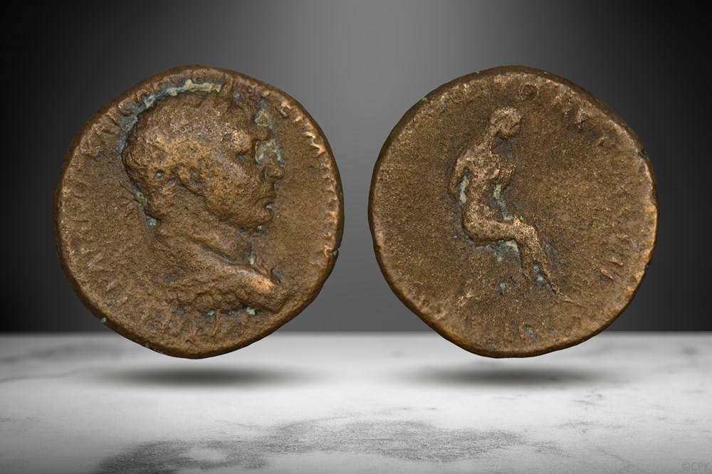 Galatia/Cappadocia, Neoclaudiopolis AE (Trajan/bound captive, RPC III 2906A) coins ancient to romans provincial galatia cappadocia neoclaudiopolis ae trajan bound captive rpc iii 2906a